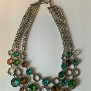 Statement necklace 3 strand